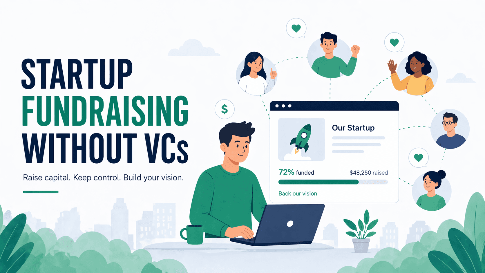 Startup Fundraising Without VCs: How Stripe-Powered Crowdfunding Works