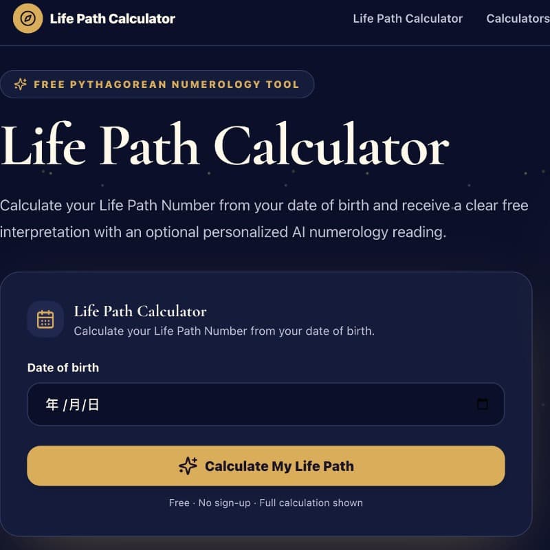 Life Path Calculator